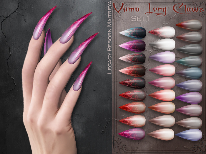 VampNail Long Claws Set1