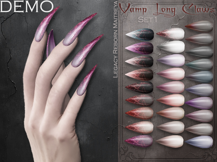 VampNail DEMO Long Claws Set1