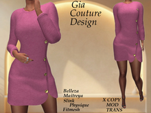 "GCD" Jamie Button Dresses Blush