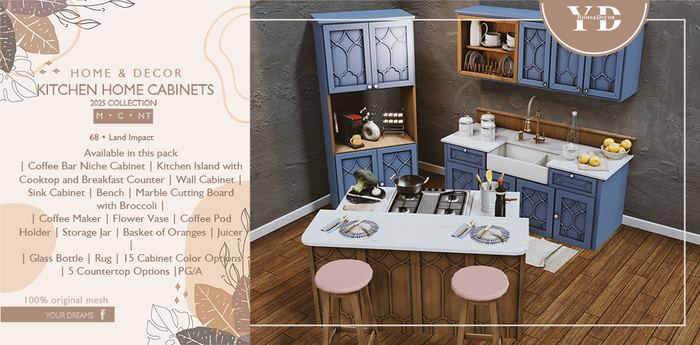 {YD} Kitchen Home Cabinets - 2025 Collection