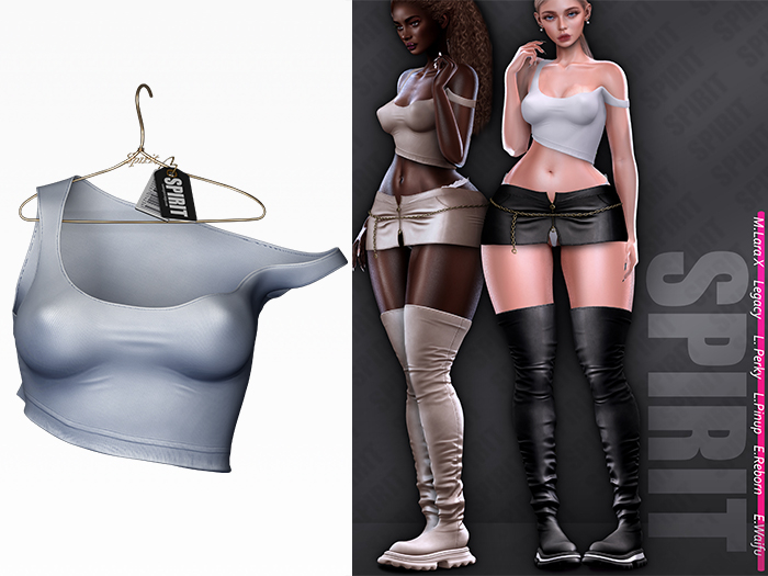 SPIRIT - Droxene top [BLUE]