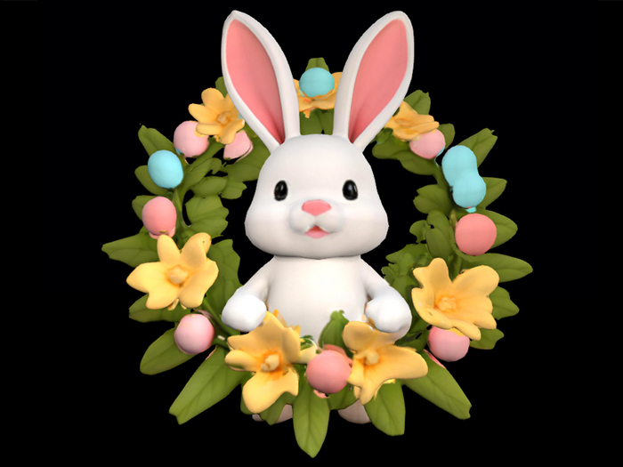 Easter Bunny Wreath