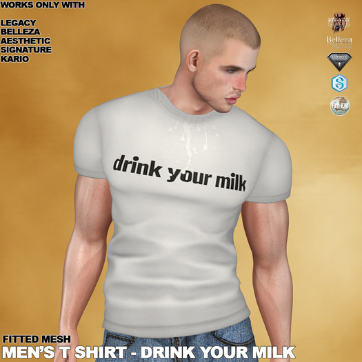 RGDW - T Shirt - Drink Your Milk