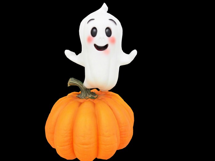 HB: Pumpkin Ghost Statue FuLL PERM