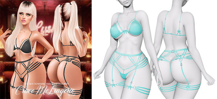 Lush - Crave Me Lingerie Turquoise