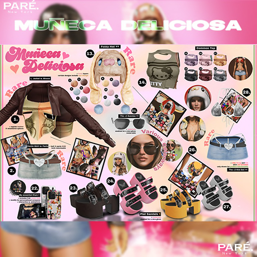 28. Pare.Muneca Deliciosa - The <3 Kini Set RARE