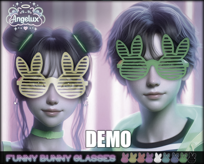 *Angelux* Funny Bunny Glasses DEMO