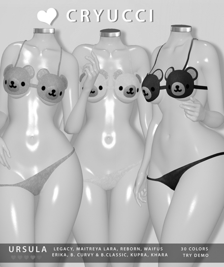 Cryucci URSULA lingerie DEMO