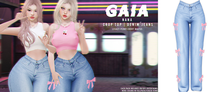 Gaia - nana denim jeans - light