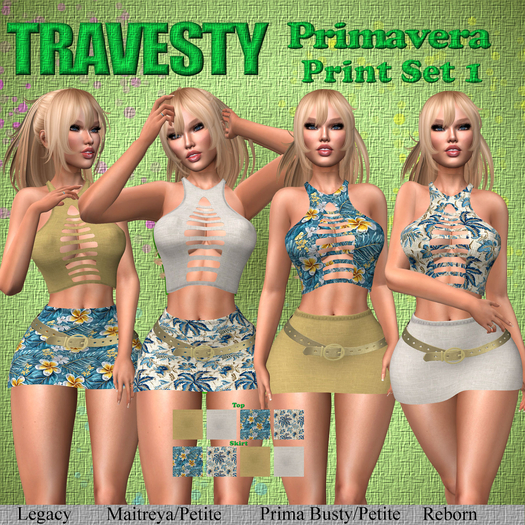 Travesty Primavera Print Set 1
