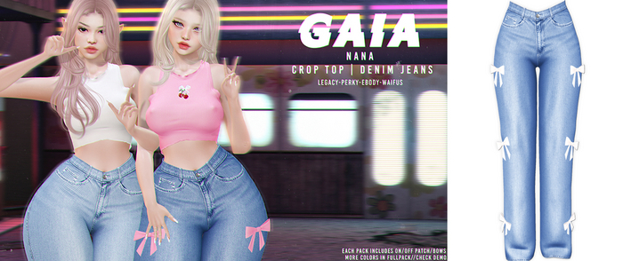 Gaia - nana denim jeans - blue