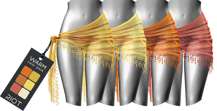 RIOT / Kimiko Wrap Knitted Skirt - Warm Pack