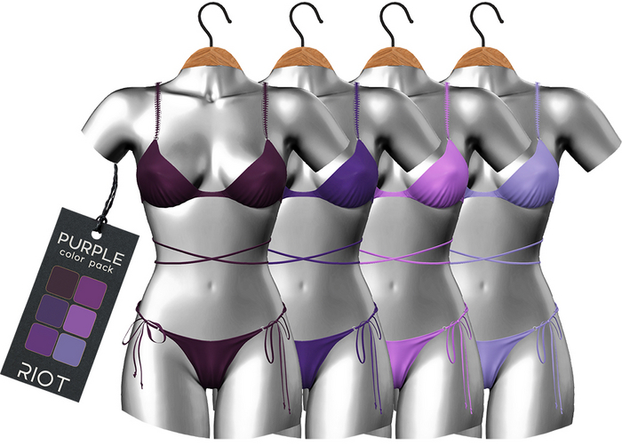 RIOT / Kimiko Bikini Set - Purple Pack