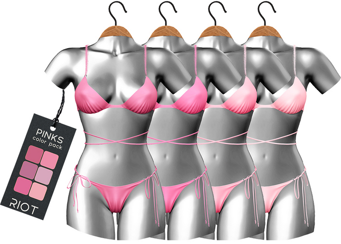 RIOT / Kimiko Bikini Set - Pink Pack