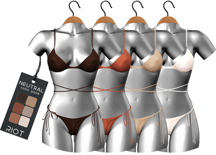 RIOT / Kimiko Bikini Set - Nude Pack