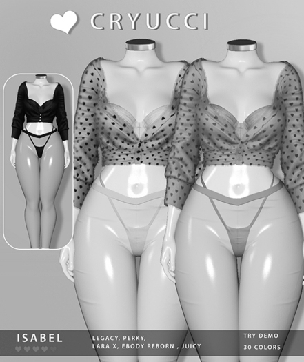 Cryucci ISABEL SET DEMO