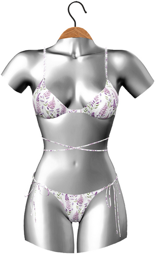 RIOT / Kimiko Bikini Set - Pattern - Lilac