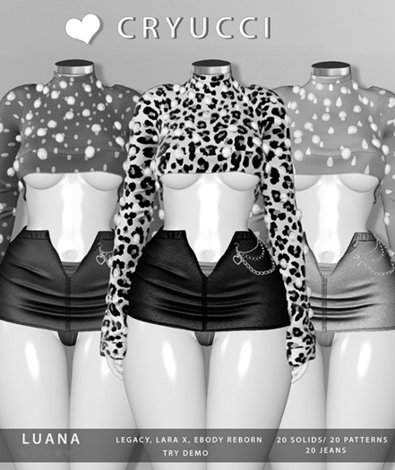 Cryucci LUANA SWEATER /SKIRT & PANTY DEMO