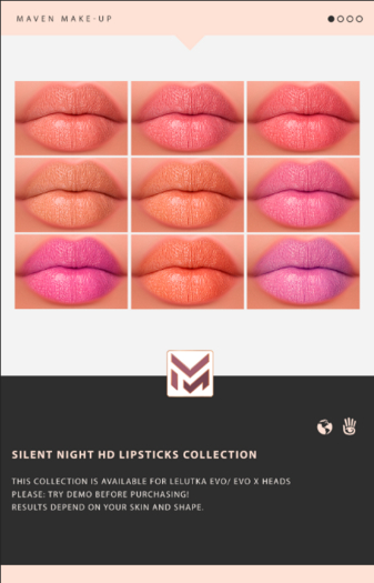.: MAVEN :. SILENT NIGHT HD LIPSTICKS FATPACK