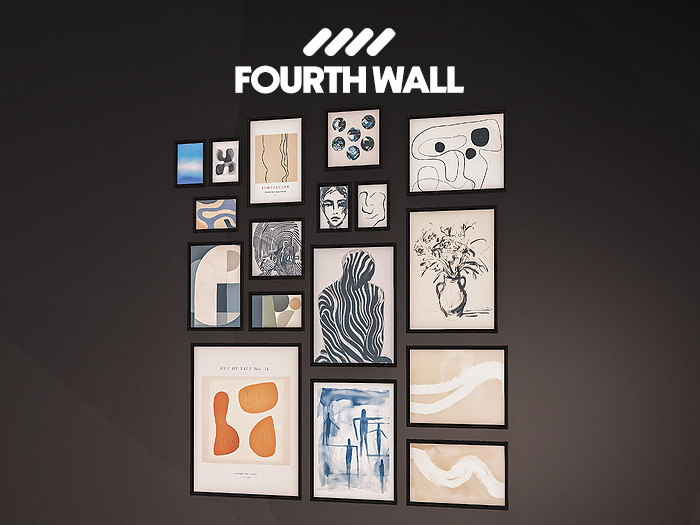 [FOURTH WALL] Inspo Gallery Wall - Black