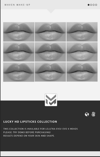 .: MAVEN :. LUCKY HD LIPSTICKS DEMO