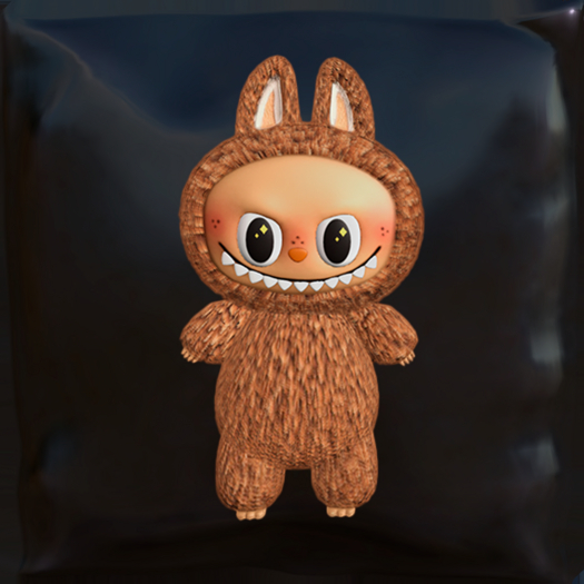 LIYUE - FUZZY FAN - BROWN [Add Me]