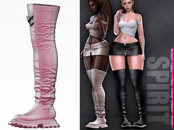 SPIRIT - Droxene boots [PINK]