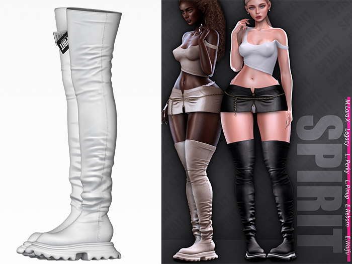 SPIRIT - Droxene boots [WHITE]