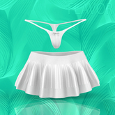 White Bonbon REBORN SKIRT