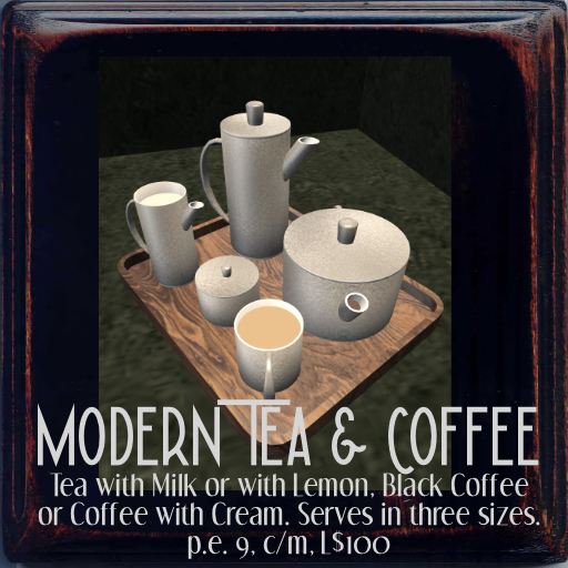 Modern Tea & Coffee Service - Silver