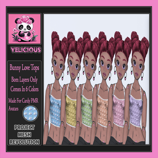 Cardy PMR Bunny Love Tops
