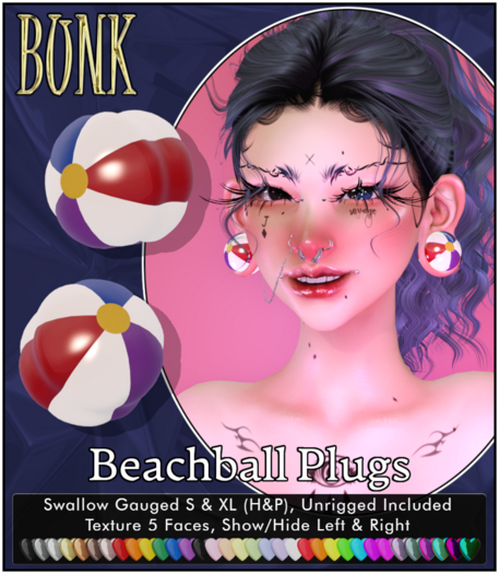 Bunk. Beachball Plugs
