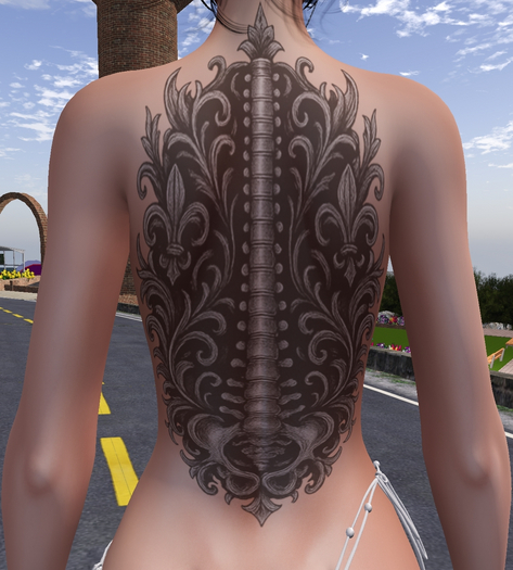 Spine Tattoo (Back)