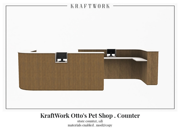 KraftWork Otto's Pet Shop . Counter (Add Me)