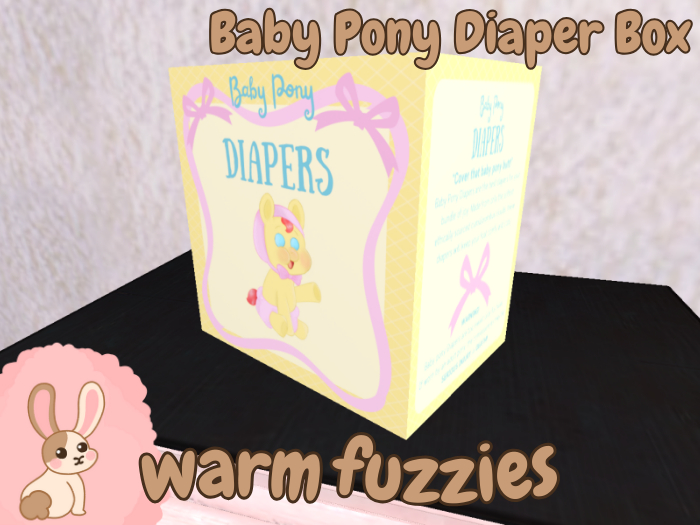 Baby Pony Diaper Box