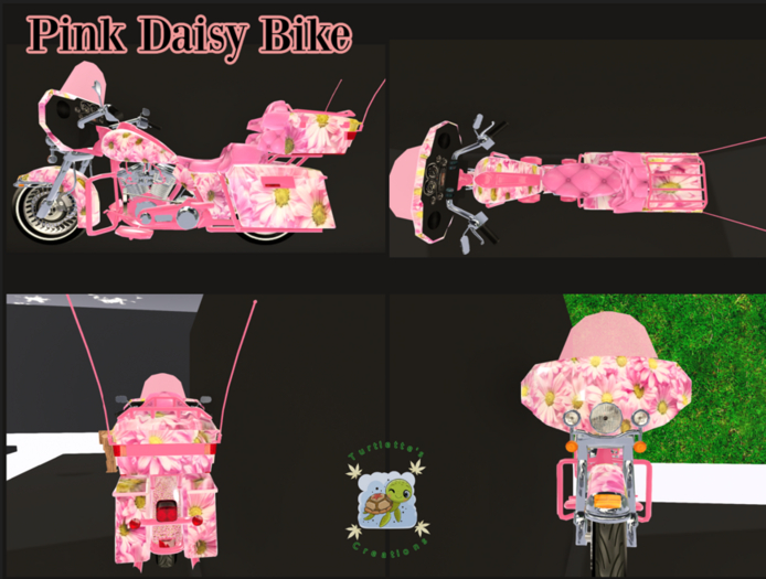 Pink Daisy Bike
