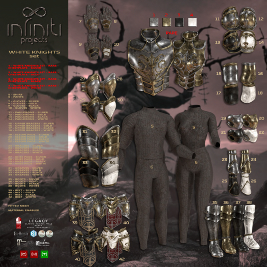 13 WK PAULDRONS Black - IP -