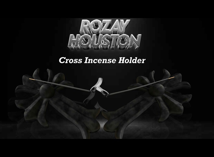 RozayHouston-Cross Incense holder