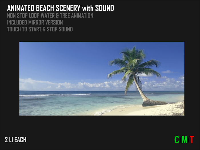 Chibby - Animated Beach Scenery with Sound (Add Me)