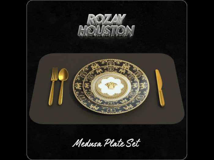 RozayHouston-Medusa Plate Set
