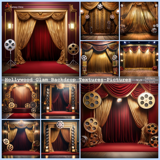 Hollywood Glam Backdrop Textures