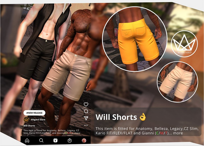 ALTGARD - Will Shorts FATPACK