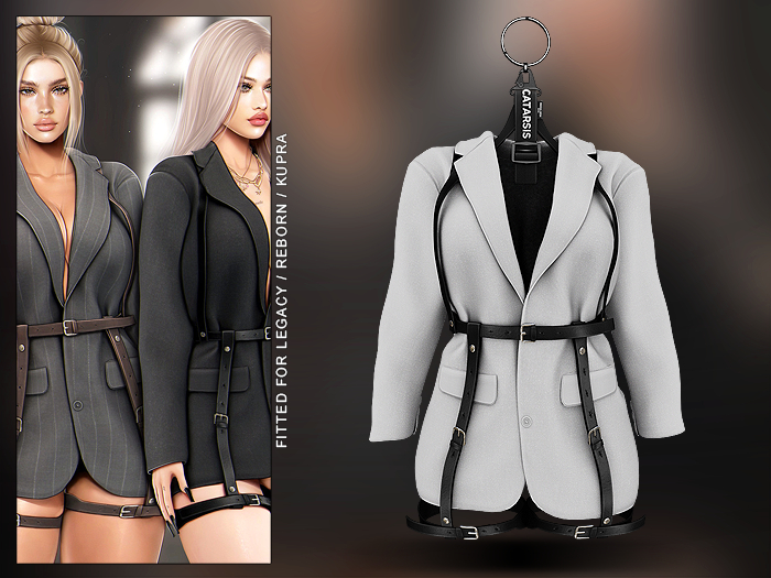 "CATARSIS" HOLY GHOST Blazer - WHT
