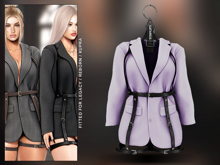 "CATARSIS" HOLY GHOST Blazer - LILA