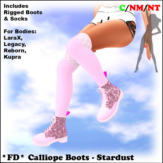 *FD* Calliope Boots [Boxed] Stardust