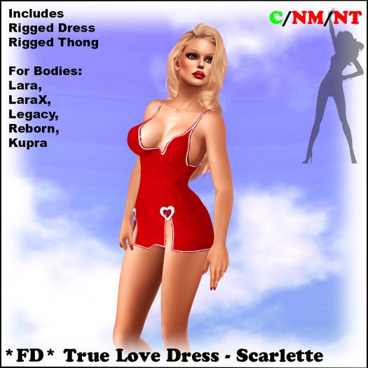 *FD* True Love Dress [Boxed] Scarlette