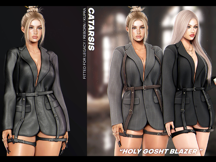 "CATARSIS" HOLY GHOST Blazer