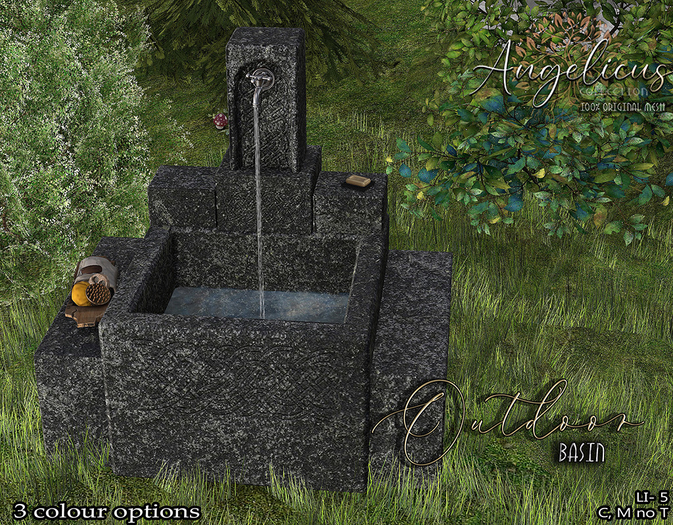 .AngelicUs. Outdoor basin 