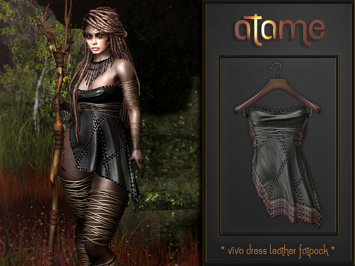 AtaMe - Viva Leather Dress LaraX