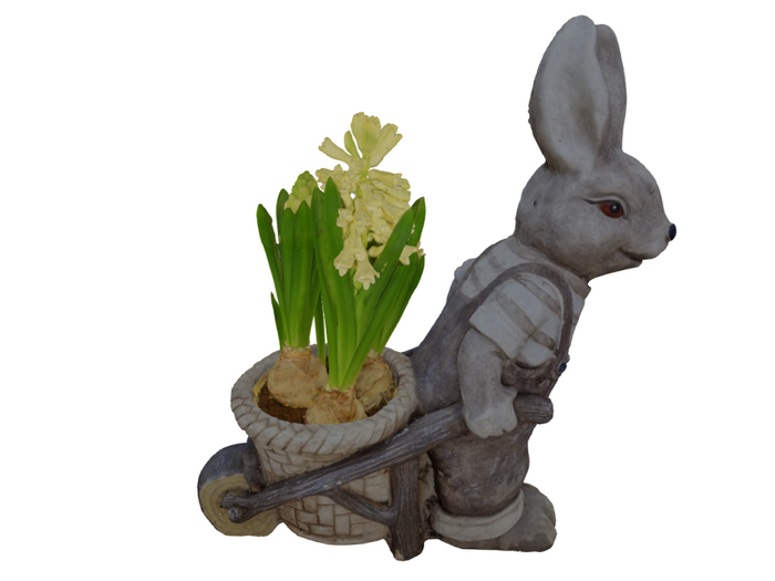 Garden rabbit deco